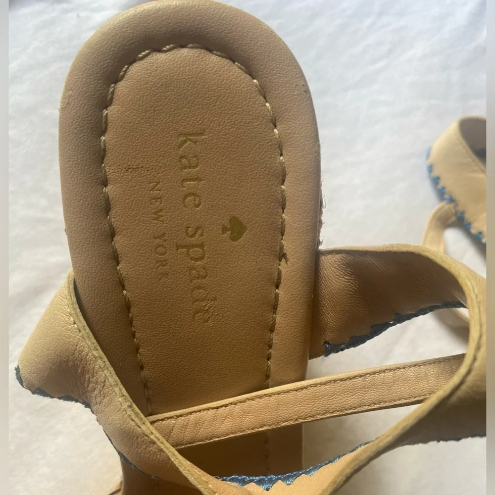 Kate spade floral wedges